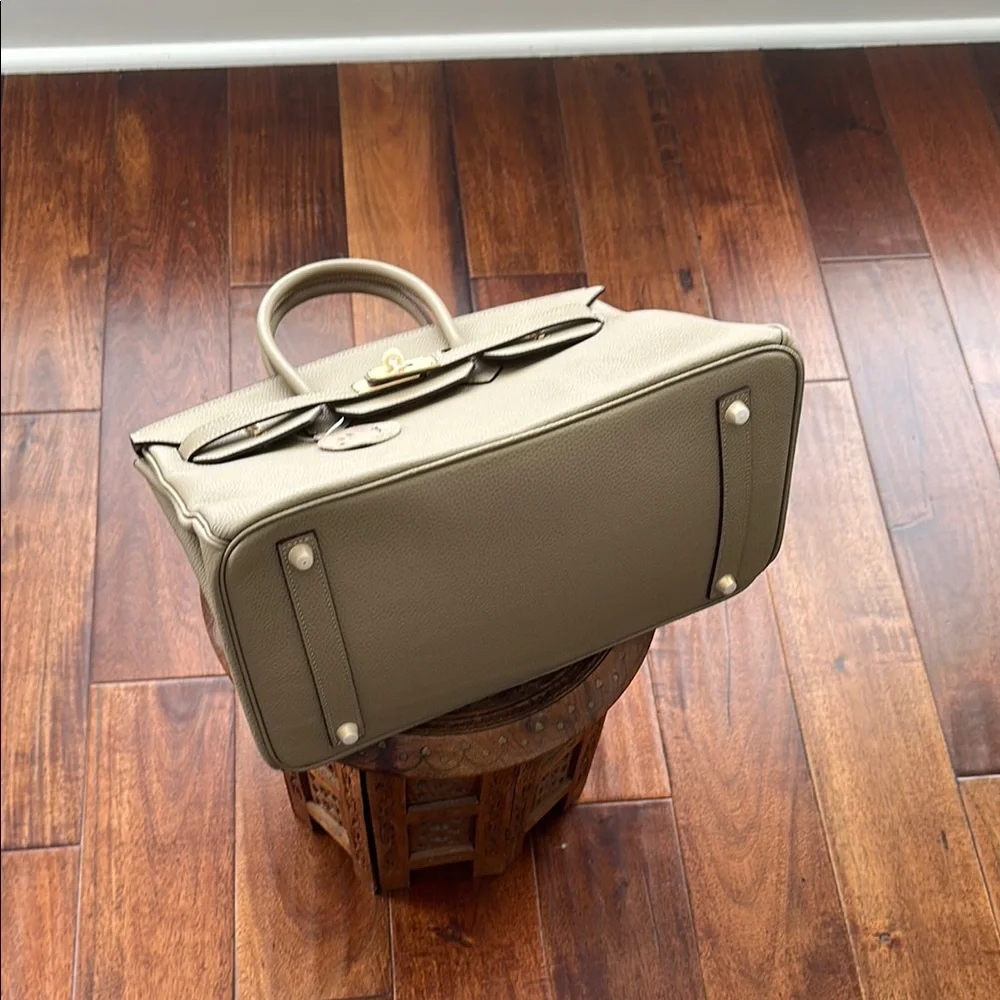 Wirkin Real Leather 35 etoupe New!! - Picture 5 of 5